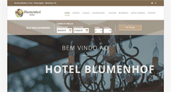 Desktop Screenshot of hotelblumenhof.com.br